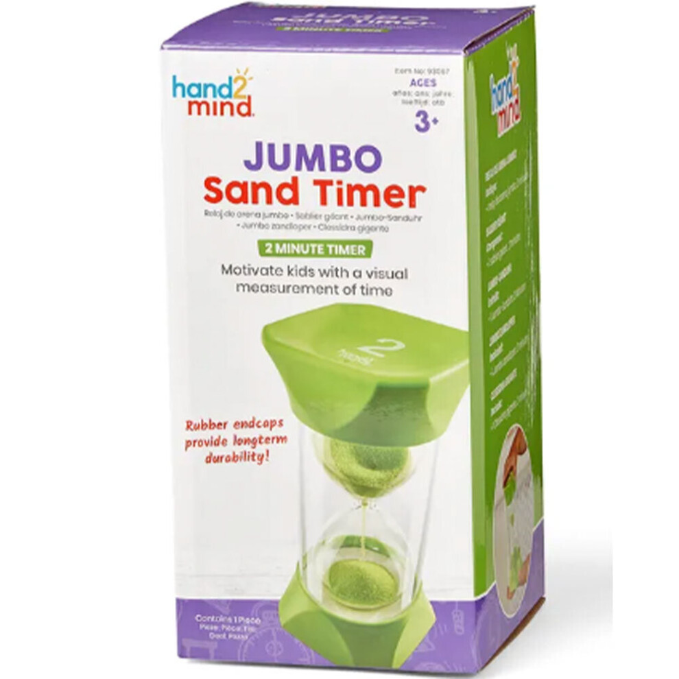 Learning Resources Jumbo Sand Timer - 2-Minute 93067