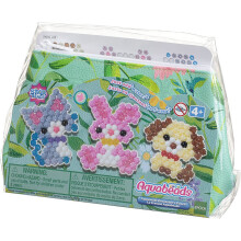AQUABEADS Animal Decorators Pouch Set Over 500 Beads 31854