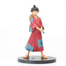(Luffy) One Piece Figure Luffy Sanji Roronoa Zoro Usopp Nami Anime Model Gift Children