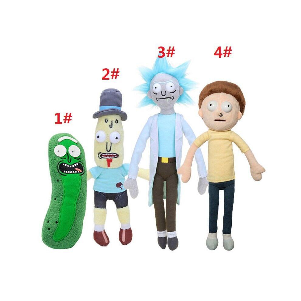 Rick And Morty Mr Meeseeks Pickle Rick Poopy Stuffed Plush Doll Soft Kid Toy