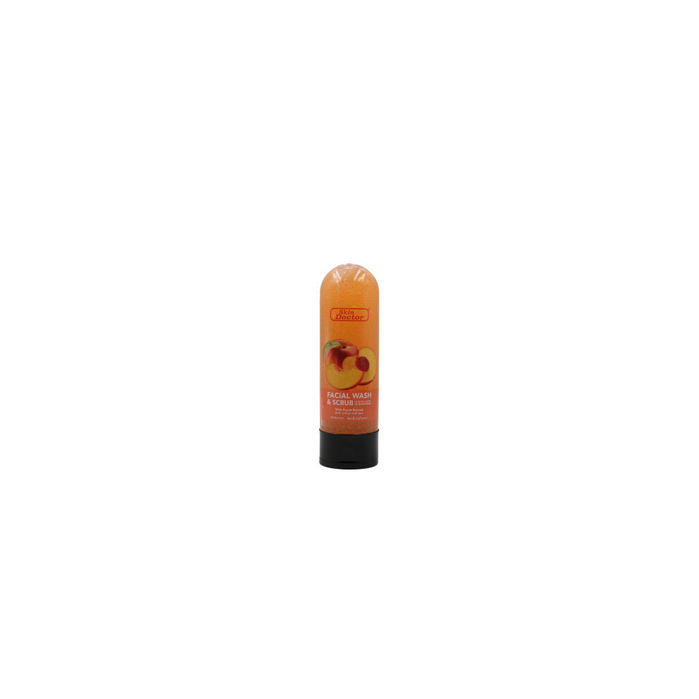 Skin Doctors Peach Skin Doctor Facial Wash & Scrub Hydrating And Rejuvenating Facial Care 200Ml
