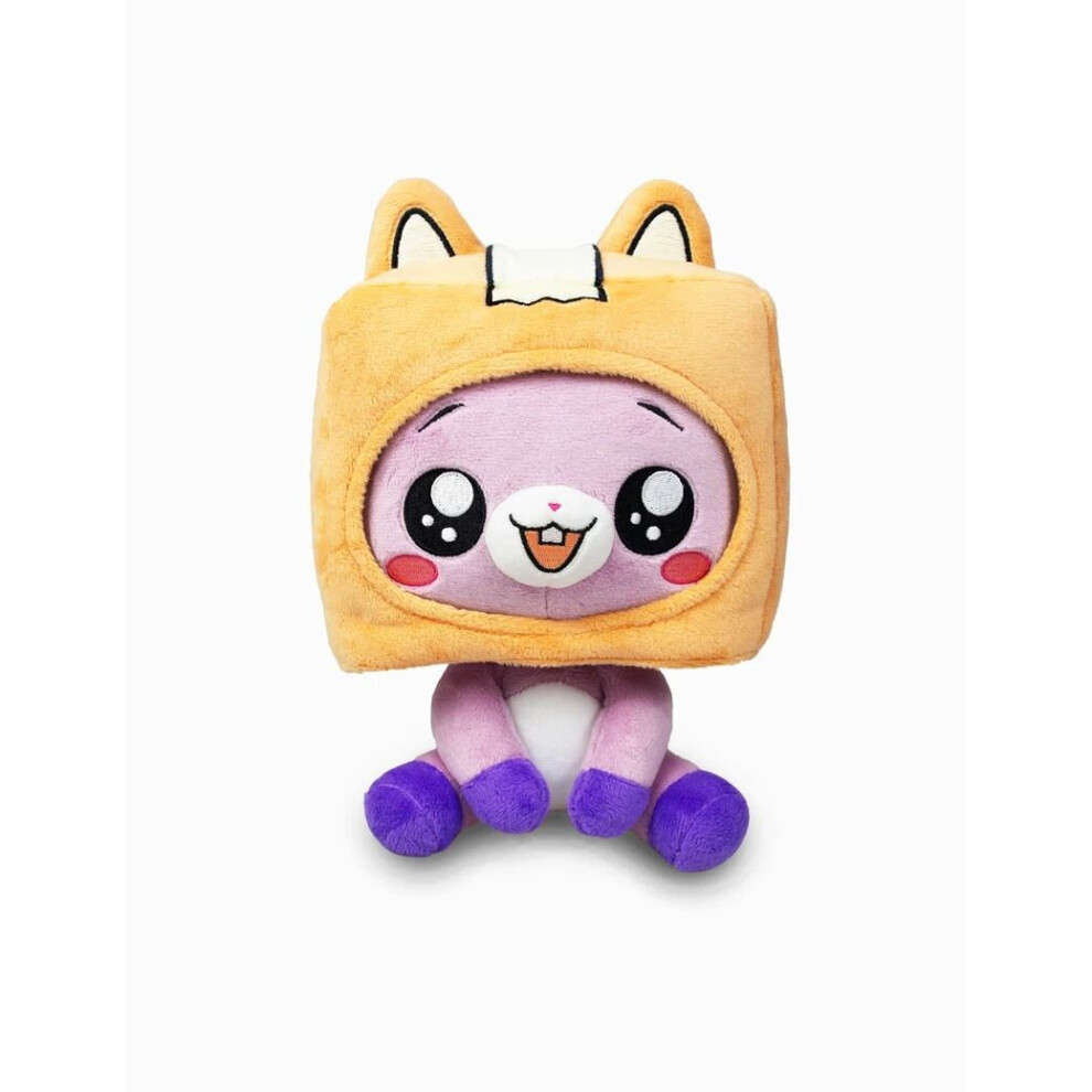 (FOXY, 20cm/7.8in) Lankybox Plush Toys BOXY FOXY ROCKY Soft Stuffed Kid Game Figure Plushie Dolls