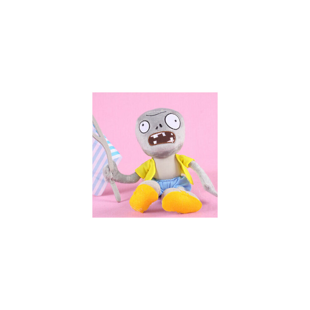 (Flag Zombie) Styles Plants vs Zombies 2 PVZ Figures Plush Toy Stuffed Soft Doll 17cm-35cm Kid