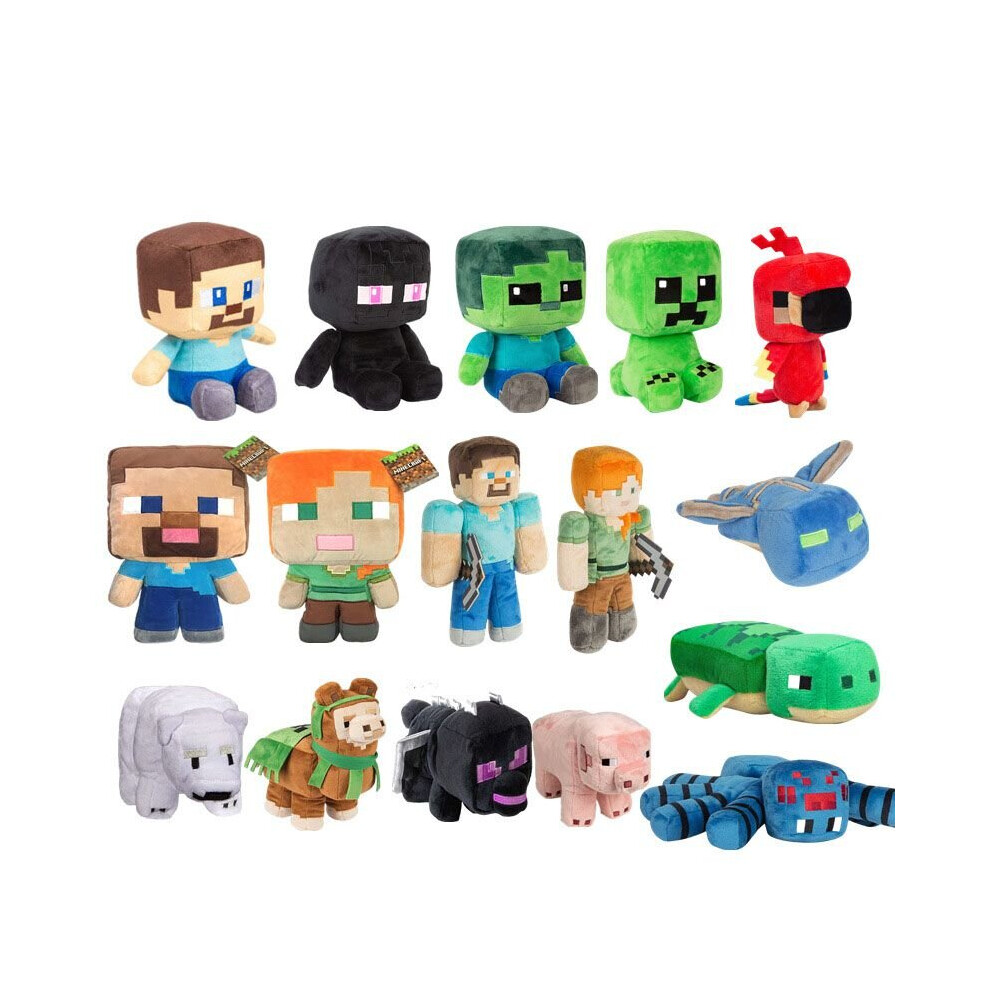 Minecraft Plush Toys Minecraft Creeper Enderman Pig Bear Stuffed Toys Pixel Doll on OnBuy