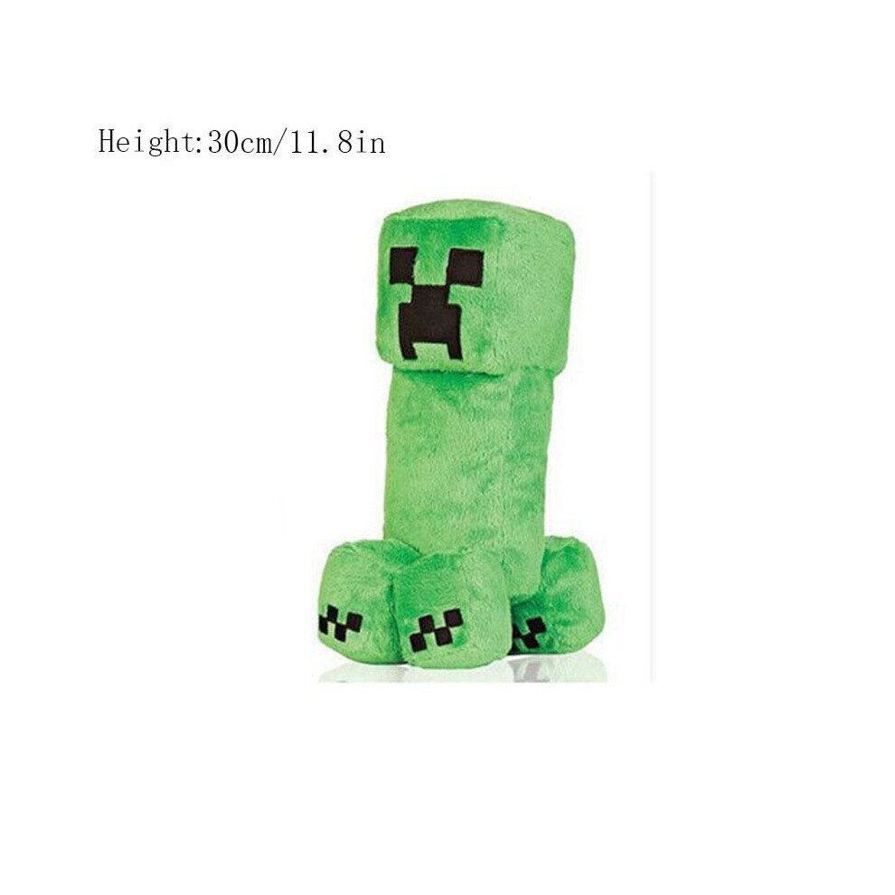 (Creeper, 30cm/11.8in) Minecraft Plush Toys Minecraft Creeper Enderman Pig Bear Stuffed Toys Pixel Doll