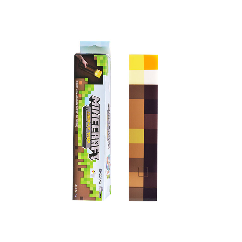 Minecraft Rechargeable Led Torch Ore Kids Toy Gift Light