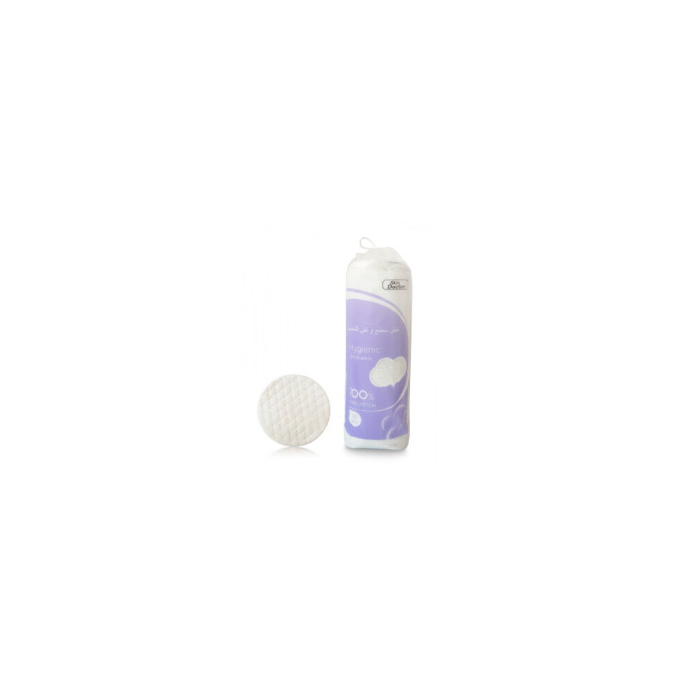 Skin Doctor Cotton Pads | Soft & Gentle Cotton Pads, Makeup Removal & Daily Skincare 80 Round