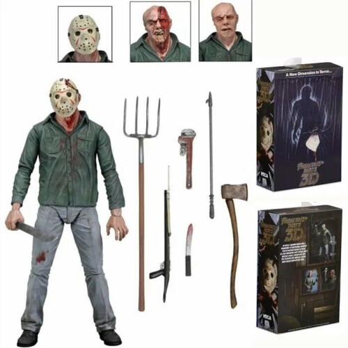 NECA Friday the 13th Part III 3D JASON VOORHEES 7