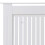 Medium Radiator Cover Wall Cabinet MDF Wood Furniture Vertical Grill Modern, White 4