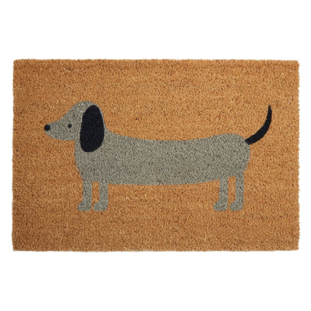 DASCHUND DOORMAT MADE WITH ANTI-SLIP PVC