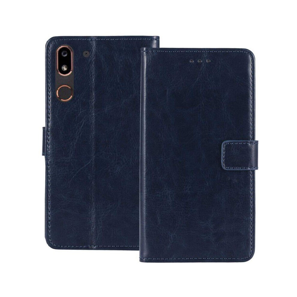 (Dark Blue) Phonecase wallet 3-card Doro 8050 (5.7")