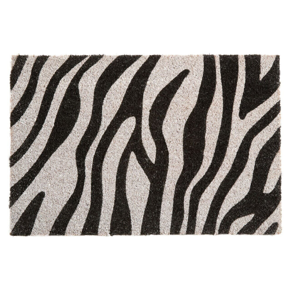 ZEBRA PRINT DOORMAT MADE WITH ANTI-SLIP PVC