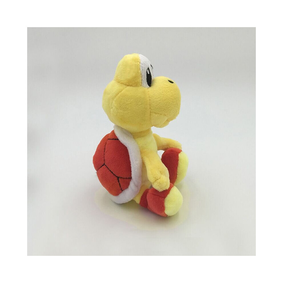 (Red) 6in Super Mario Bros Koopa Troopa Plush Stuffed Doll Kids Gifts Fashion Toys