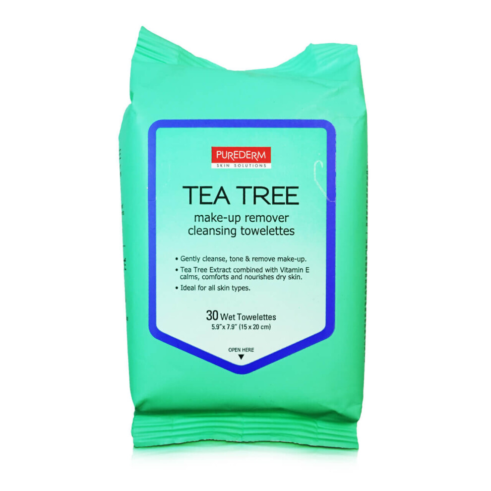 Purederm Tea Tree Make Up Remover Towelettes