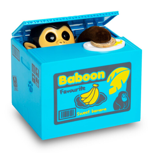 (Monkey) Doodle Mischief Money Box Cat/Panda/Monkey
