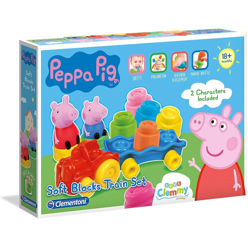 Peppa Pig Peppa Pig Clemmy Soft Blocks Train Set