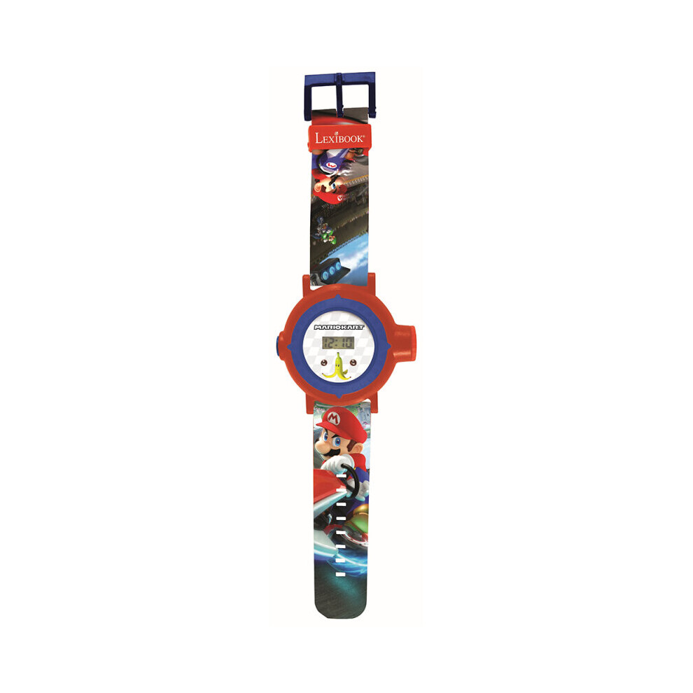 Lexibook Adjustable Projection Childrens Watch with Digital Screen - Super Mario