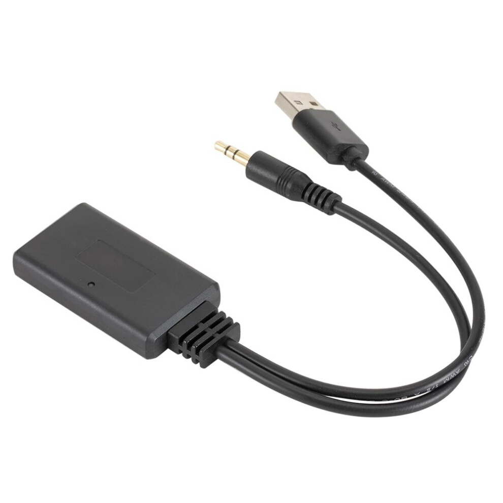 Bluetooth 5.0 Receiver Adapter Usb + 3.5Mm Jack Stereo Audio For Car Aux Speaker 8272997296694