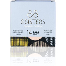 &Sisters Heavy Naked Tampons 14s