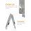 2 Pcs Steel Foldable Loading Ramp Bike Quad Mower Vehicle Garage Tool 3