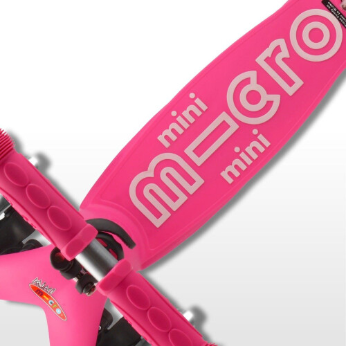 Kinderroller - MICRO - Mini Micro Deluxe Rosa Led - 3 Räder - Freizeit 1