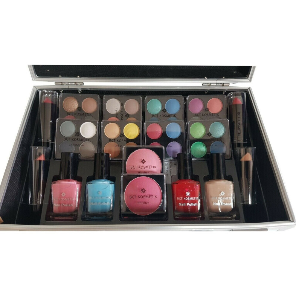 silver-case-and-beauty-cosmetic-set-makeup-storage-case-gift-for-her