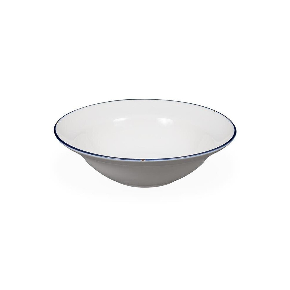 18 oz Tin White & Blue Porcelain Entree Bowl-image-OPC-P8MNPHJ-NEW