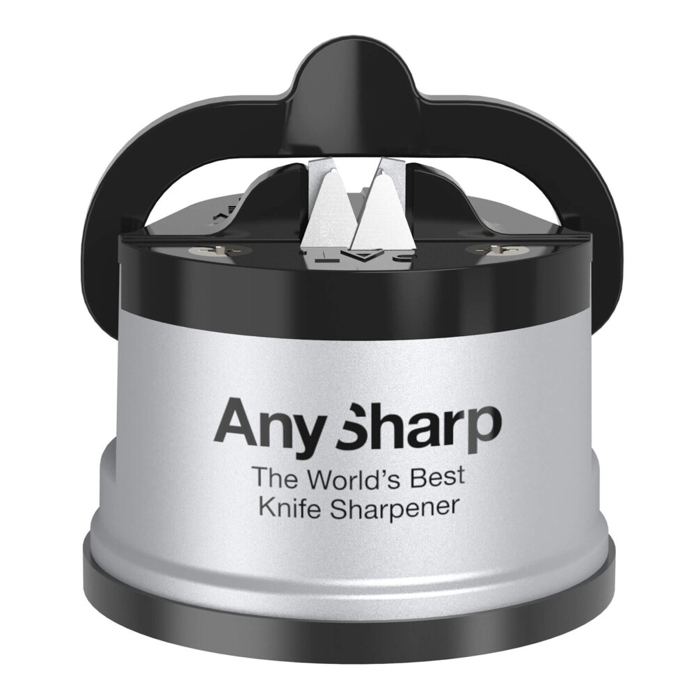AnySharp Knife Sharpener, Silver