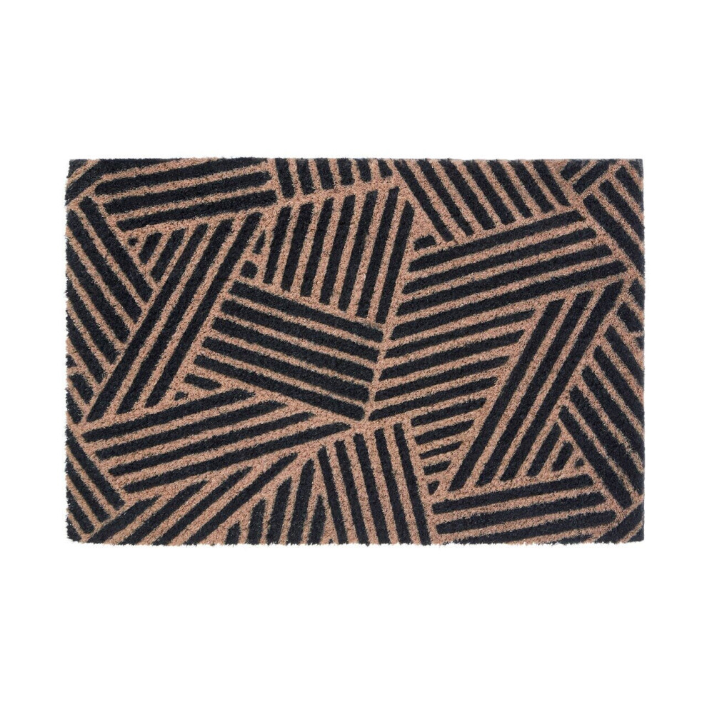 EDITED STRIPES DOORMAT MADE WITH ANTI-SLIP PVC