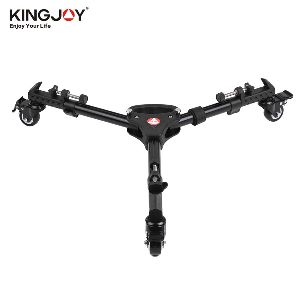 Photography Tripod Dolly Heavy Duty with Wheels, Adjustable Leg Mounts for DSLR
