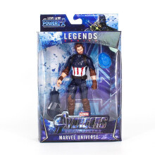 (Captain America) New Avengers Infinity War LED 16cm Action Figures Doll Captain Kids Gift Toys
