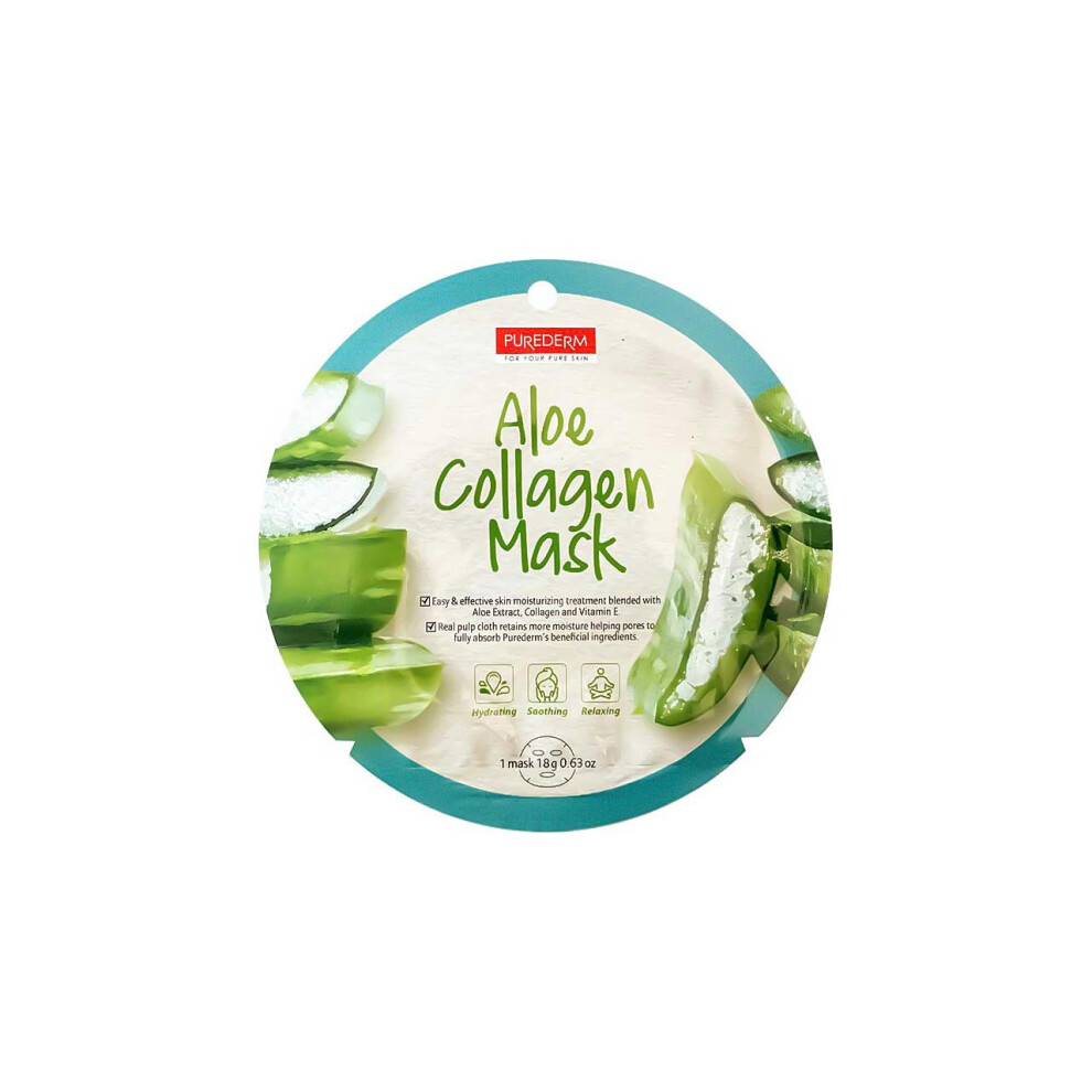 Purederm Aloe Collagen Mask 18G