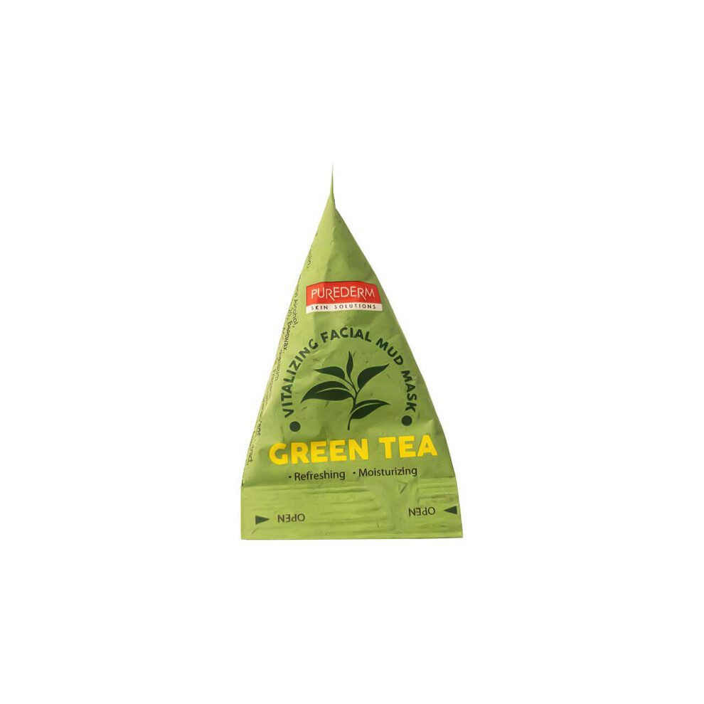 Purederm Green Tea Vitalizing Facial Mud Mask 20G