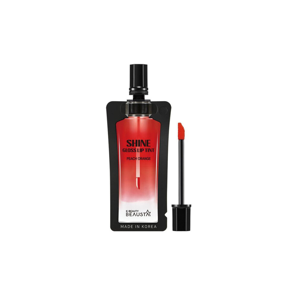 Beausta Orange Shine Gloss Lip Tint Peach 4Ml