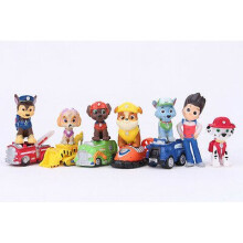 12-Piece PAW Patrol Figure & Vehicle Set: Ryder, Marshall, Rubble, Chase, Rocky, Zuma, Skye & 5 Pup Vehicles