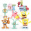 12pcs SpongeBob SquarePants Patrick Sandy Gary Action Figure Cake Topper Toys 4