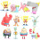 12pcs SpongeBob SquarePants Patrick Sandy Gary Action Figure Cake Topper Toys 2