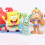12pcs SpongeBob SquarePants Patrick Sandy Gary Action Figure Cake Topper Toys 7