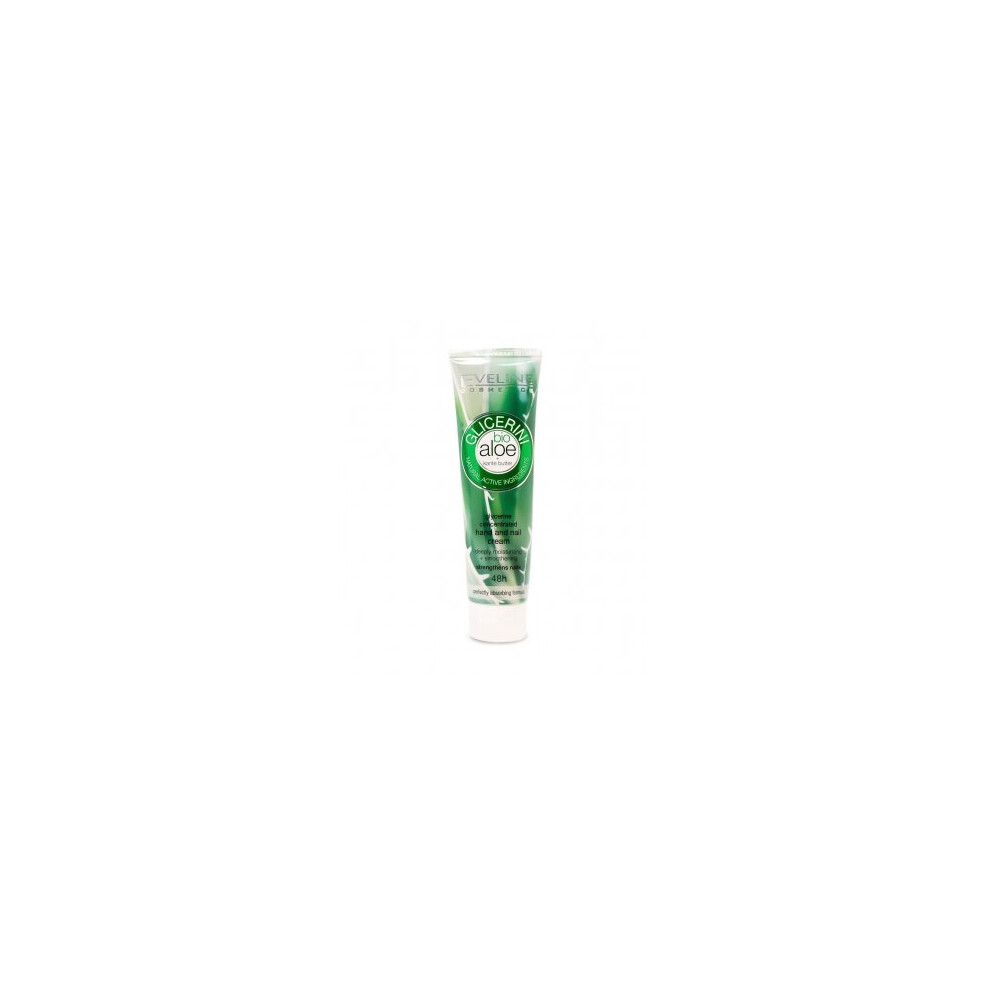 Cream Eveline Cosmetics Glycerine Hand And Nail With Aloe Vera 100Ml | Moisturizing Hand Lotion For Dry, Cracked Skin And Cuticles | Soft Hands