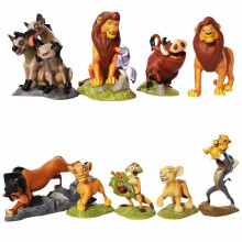 9pcs/set The Lion King Figures Collection Movie Simba Toy Doll Cake Topper δώρο