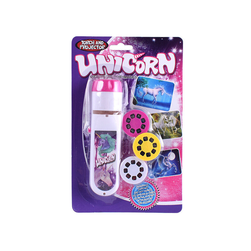 (Unicorn) Torch Projector Girls Boys Educational Kids Toys Xmas Gift 1 2 to 6 Year Old