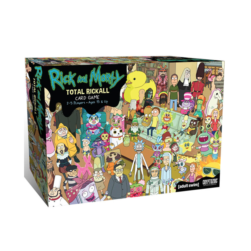 Rick and Morty Total Rickall Card Game Party Board Game