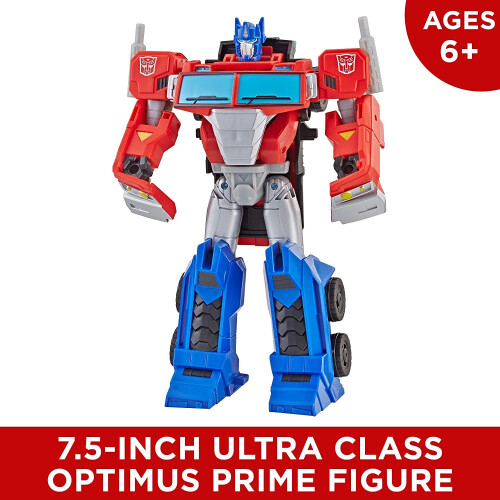 Transformers Transformers E3639 Cyberverse Action Attackers: Optimus Prime Figure Giocattolo 1