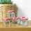 GEEZY GEEZY 5 Pcs Clear Glass Jar Set Mini Containers Storage Jam Jars with Screw Top Lids 5