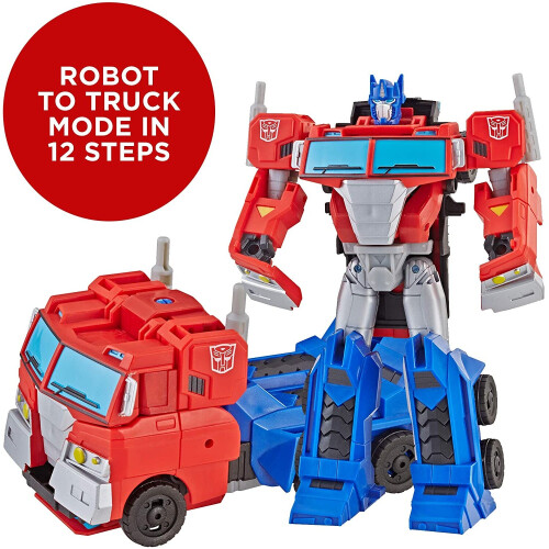Transformers Transformers E3639 Cyberverse Action Attackers: Optimus Prime Figure Giocattolo 2