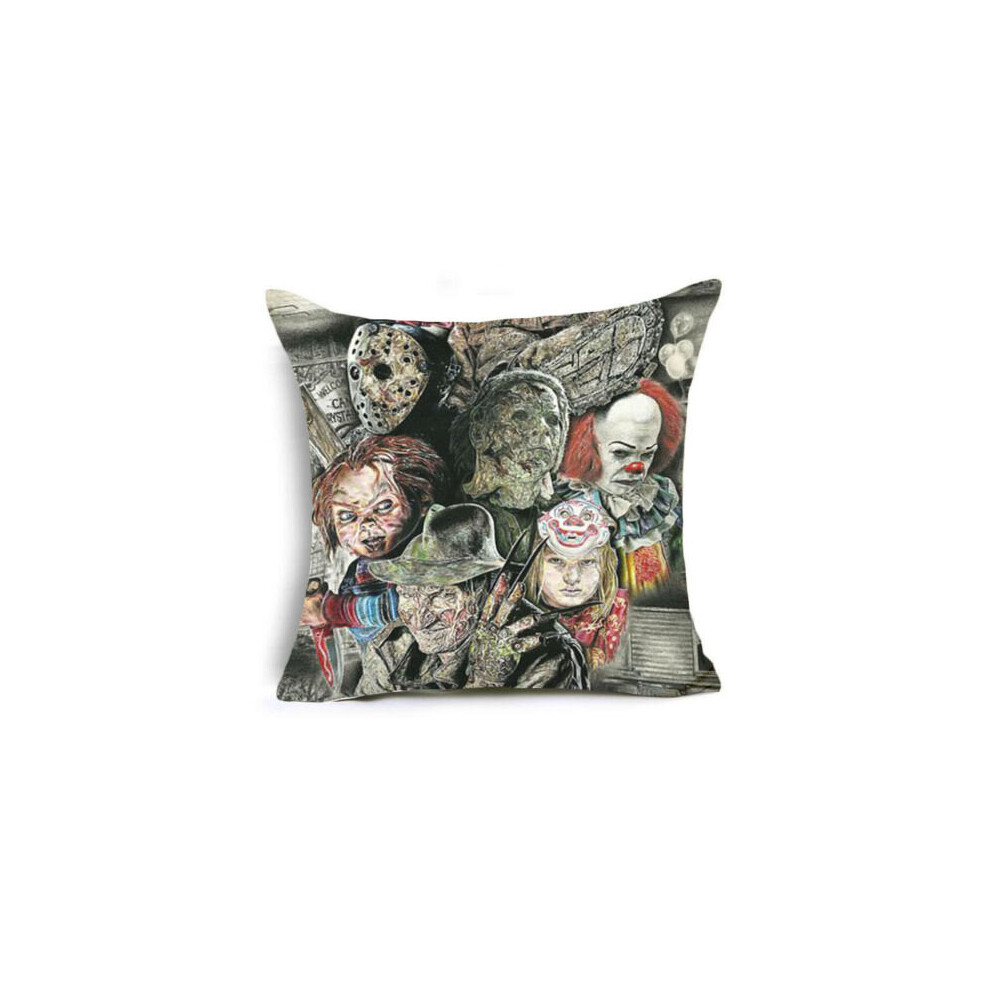 (#13 bride of chucky) Chucky Good Guy doll horror movie design cushion cover