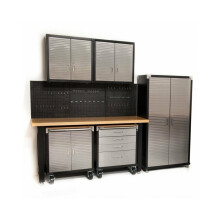 Seville 7 Piece Garage Storage System - Wood