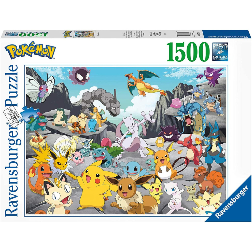 Ravensburger Jigsaw Puzzle - Pokemon Classics - 1500 Pieces