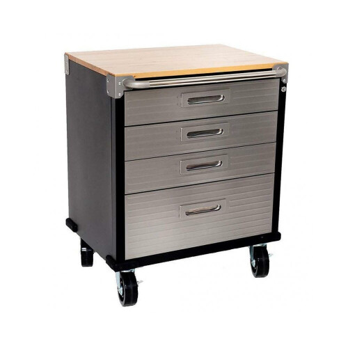 Seville 4 Piece Garage Storage System Wood 2