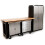 Seville 4 Piece Garage Storage System Wood 1